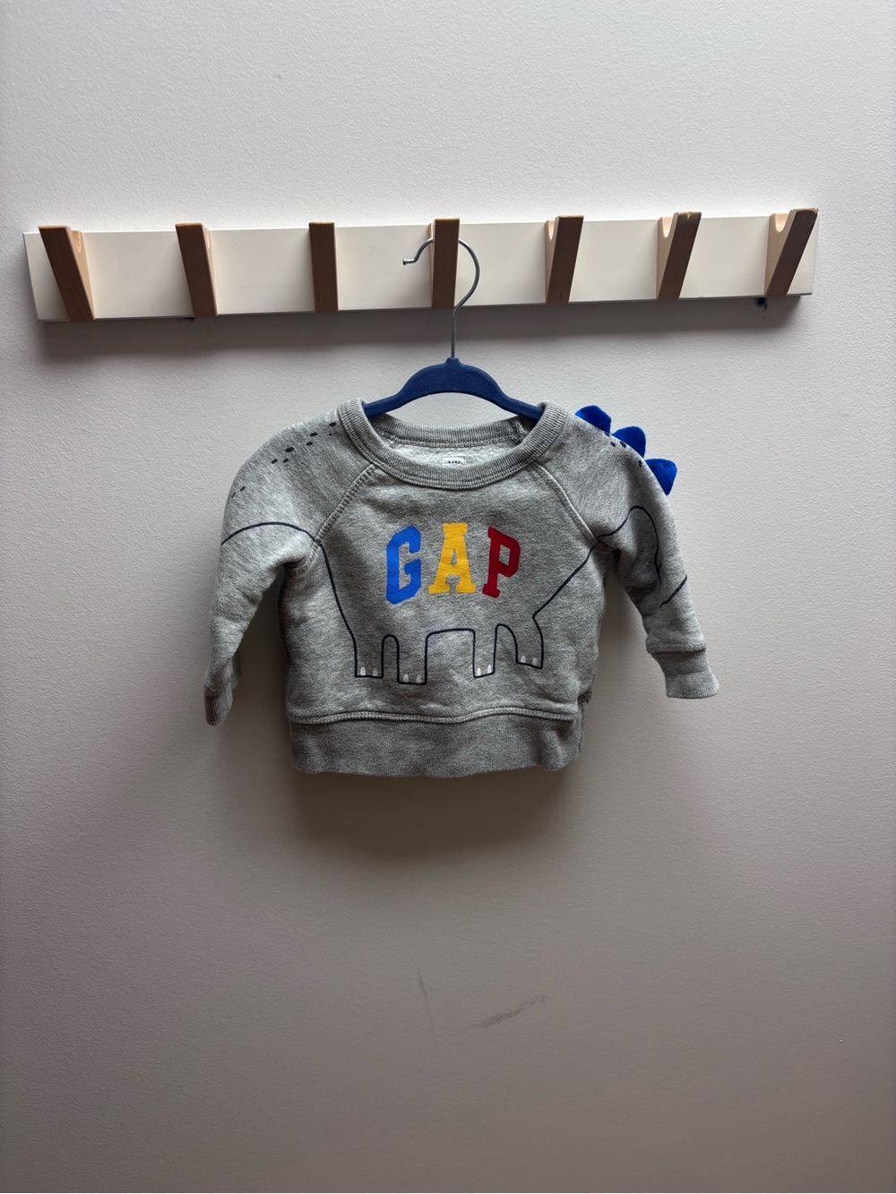 (5 for $20) GAP Gray Dino Infant Sweatshirt